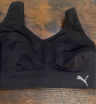 Top deportivo Puma negro talla : L