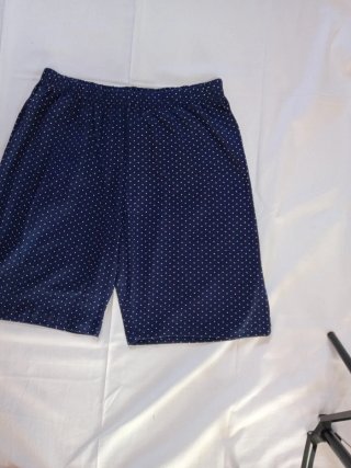 Pigiama Donna IRGE 100% Cotone Blu Pois - Tg. 2XL