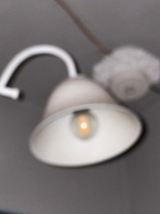 Lampadario 3 bracci metallo e vetro
