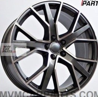LLANTAS AUDI 22 PULGADAS 5X112 GUNMETAL