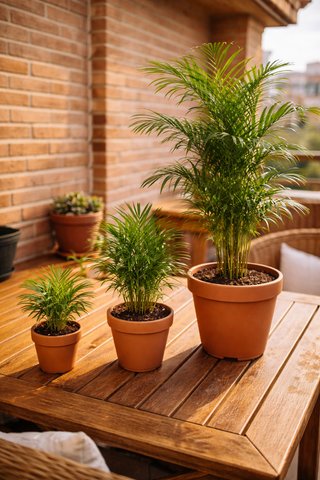 Palmera tropical para interior/exterior