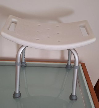Taburete ducha ortopédico regulable