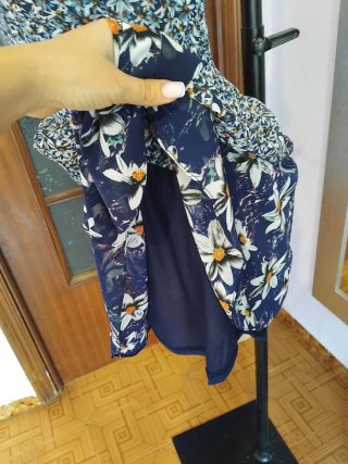 Vestido floreado con vuelo