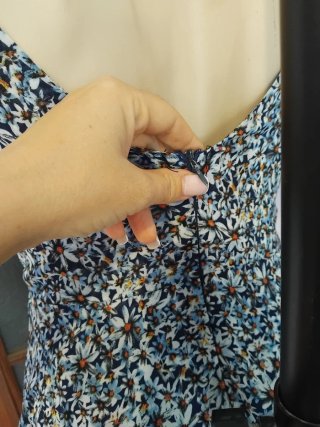 Vestido floreado con vuelo