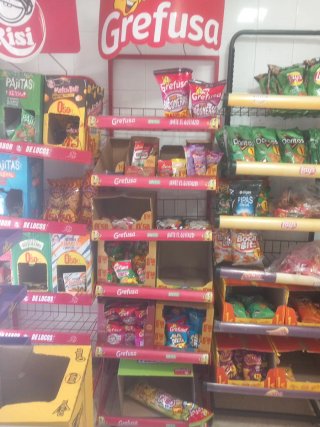Estantería Grefusa Roja y Amarilla