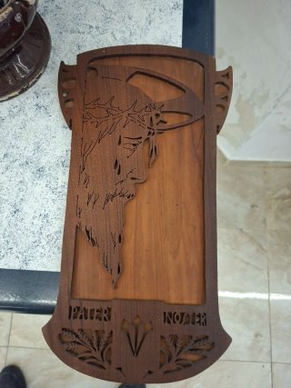 Cuadro de madera tallada Jesús