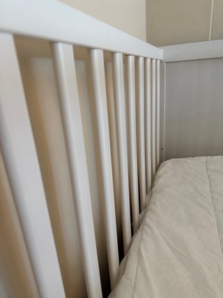 Culla in legno bianco