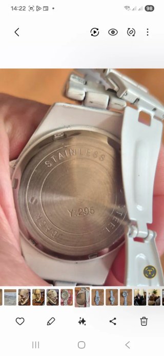 Reloj C&C Blanco con Cristales