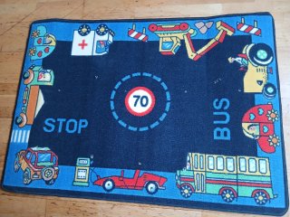 Alfombra infantil de tela para habitación