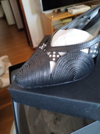 Zapatos de tacón negros