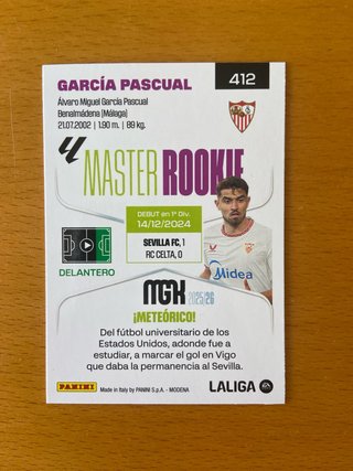 Mini Pack Cartas Sevilla FC MGK 25/26.