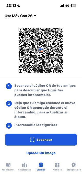 CAMBIO CROMOS MUNDIAL PANINI 2026