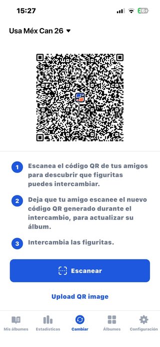 CAMBIO CROMOS MUNDIAL PANINI 2026