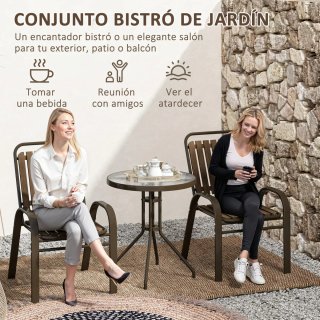 Conjunto Jardín 2 Sillones y Mesa