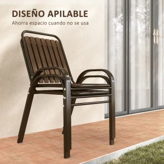 Conjunto Jardín 2 Sillones y Mesa