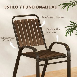 Conjunto Jardín 2 Sillones y Mesa