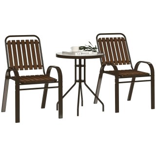 Conjunto Jardín 2 Sillones y Mesa