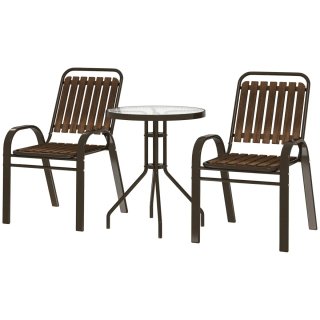 Conjunto Jardín 2 Sillones y Mesa