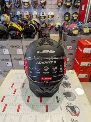 Casco Modular LS2 Advant II Negro Mate