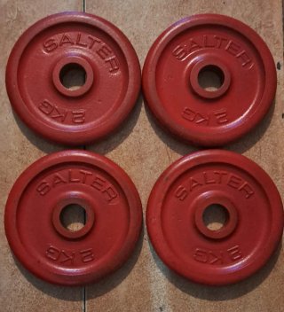 4 Discos Salter 2kg 30mm