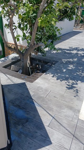 Hormigón impreso para exteriores