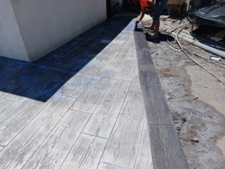 Hormigón impreso para exteriores