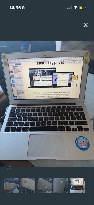MacBook Air 2011 Plata