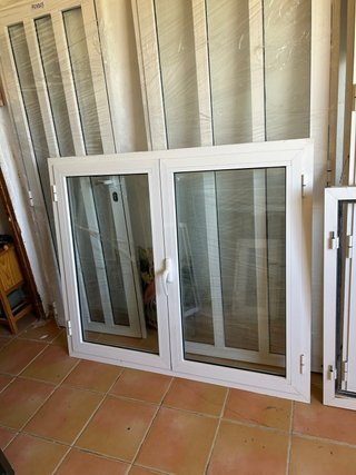 Ventanas de aluminio nuevas dos 145+125 - 145+105