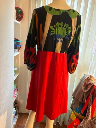 Vestido algodón estampado nuevo