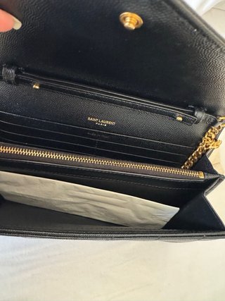 Bolso YSL Negro y Dorado