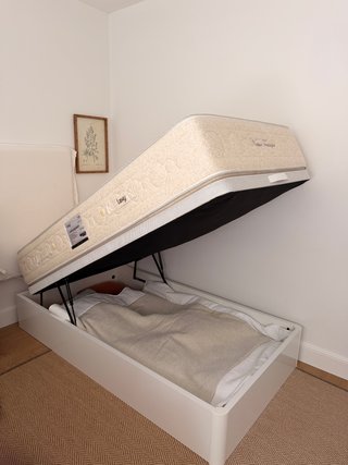 Cama canapé + Colchón Laxy Naturgreen 105x190
