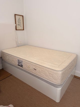 Cama canapé + Colchón Laxy Naturgreen 105x190