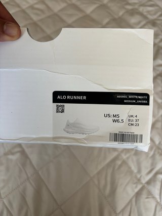 Zapatillas Alo Runner Blancas Talla 37