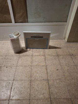 Campana extractora blanca