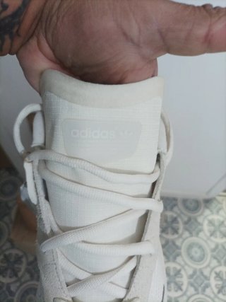 Zapatillas Adidas NITEBALL III Beige/Blanco