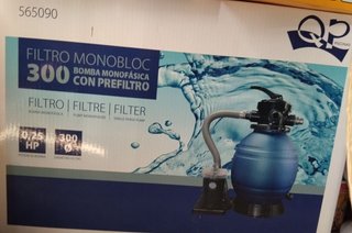 Piscina desmontable con bomba de arena