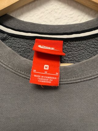 Sudadera Nike Gris Vintage