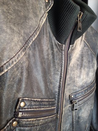 Cazadora Sfera hombre 100% piel XXL estilo bomber