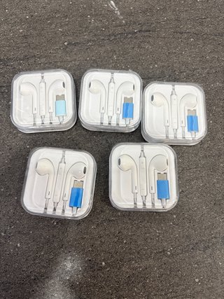 Confezione da 5 auricolari USB-C per iPhone/Samsung