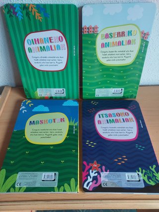 Dibujar animales + pizarra borrable (euskera, +5)