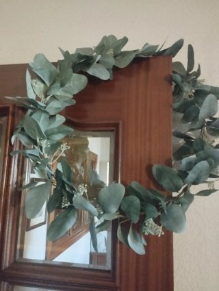 Corona Navidad Eucalipto Ikea