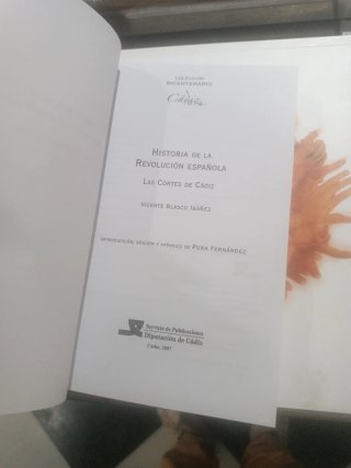 Historia de la revolución española - las Cortes...
