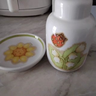Dispenser sapone e portasapone Thun