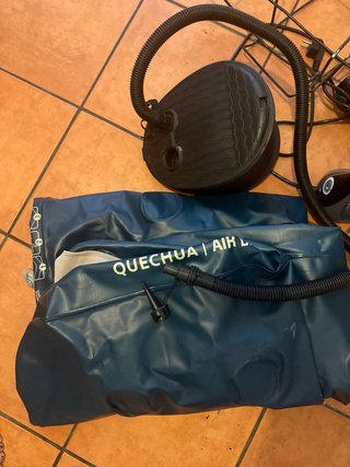 Cama doble hinchable Quechua sin usar