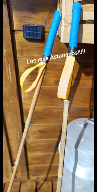 Bastones de bambú para trail