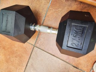 Mancuerna Hexagonal 27.5kg Getstrong