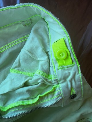 Shorts Benetton verde neón niña