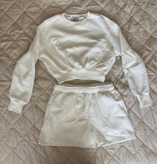 Alo Yoga Sudadera Blanca Talla S