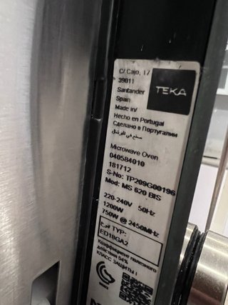 Micro-ondas Encastre Teka