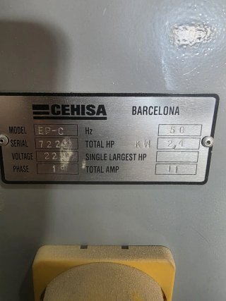 Chapeadora de curvas CEHISA EP-C
